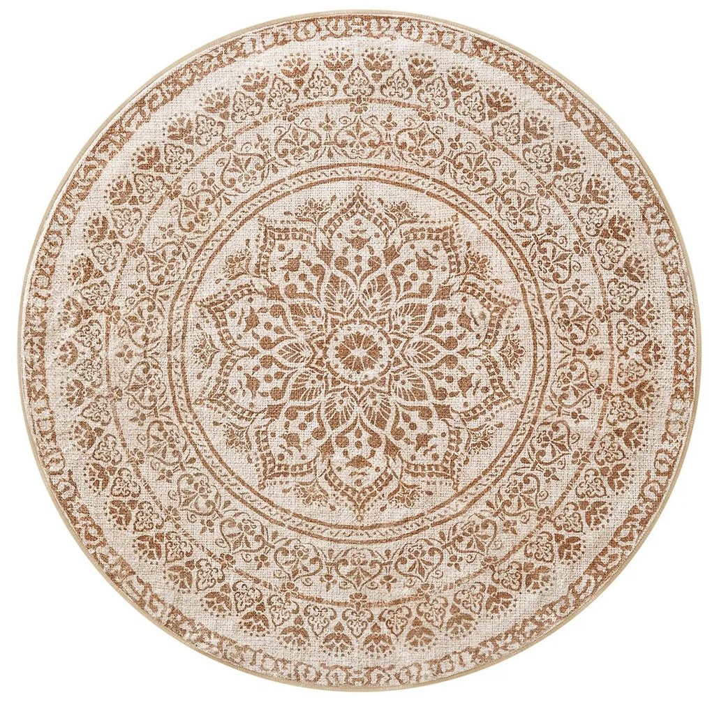 Kulatý koberec ORIENT 120 cm cappuccino