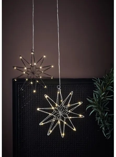 Markslöjd 705750 - LED Vianočná dekorácia GLEAM LED/0,6W/3xAA strieborná