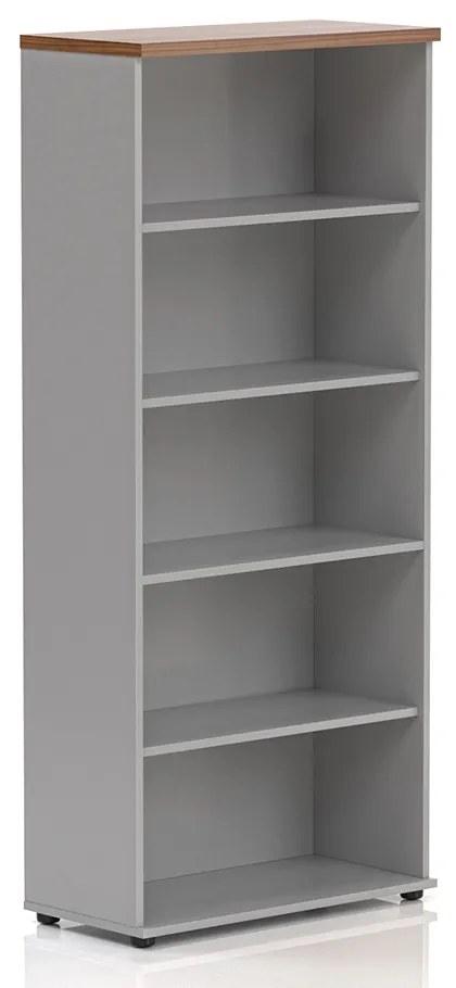 Vysoká skriňa Visio LUX 80 x 38,5 x 183,5 cm, orech