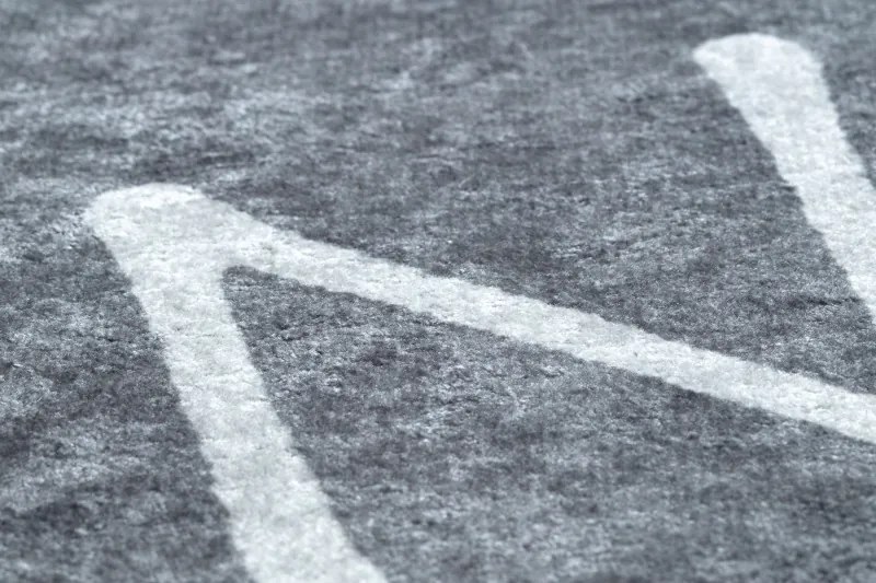 Detský kusový koberec Junior 52106.801 Alphabet grey, 160x220, šedá, detská izba, Dywany Łuszczów