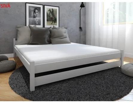 Sammer Klasická drevená posteľ s čelom a roštom DARIA DARIA 140 x 200 cm Biela