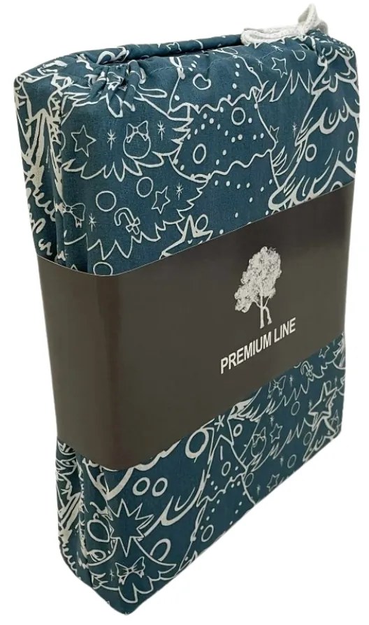 Bavlnené obliečky FROSTLINE modrozelené Rozmer obliečky: 70 x 90 cm | 140 x 200 cm