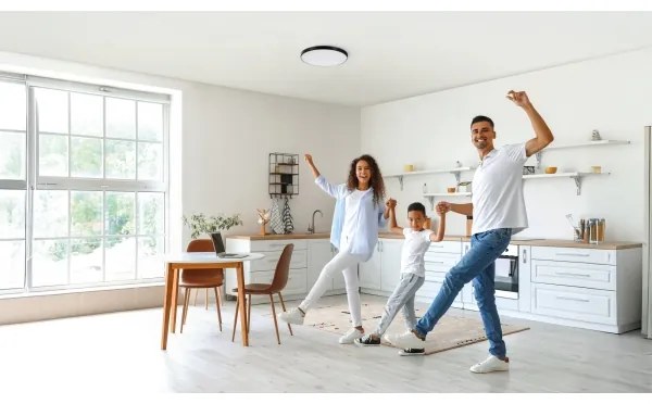 Kanlux 38610 - LED Stmievat. svietidlo PLAFON LED/20W/230V 3000-6500K Wi-Fi čierna