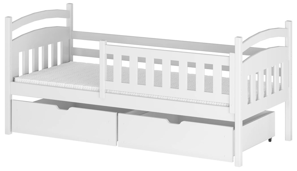 Detská posteľ 90 x 190 cm Tarra (s roštom a úl. priestorom) (biela). Vlastná spoľahlivá doprava až k Vám domov. 1012909