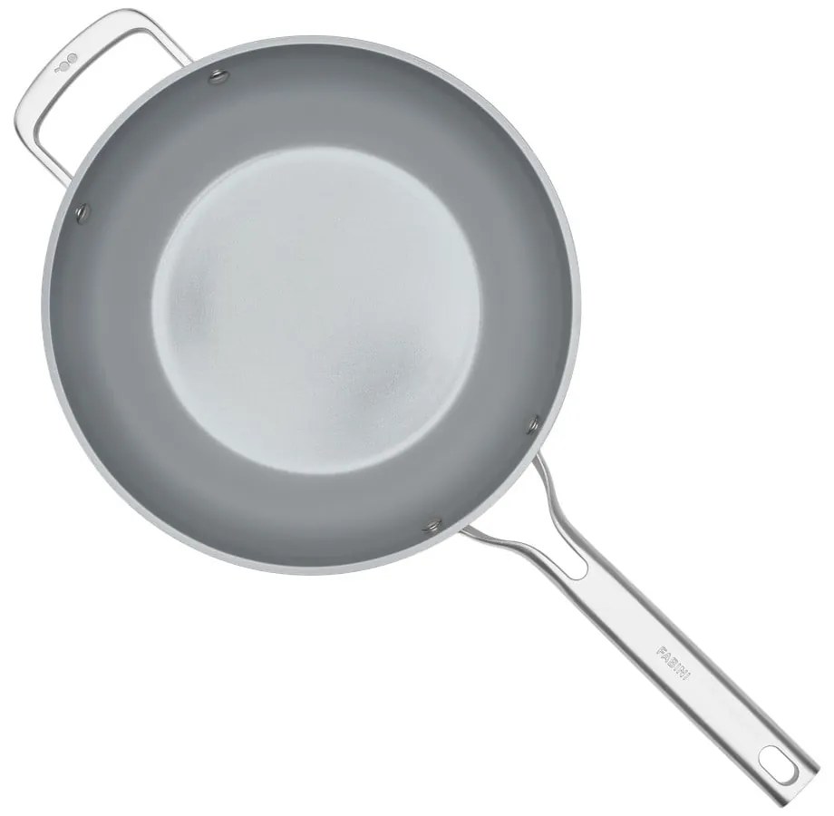 Wok hliníková panvica s pokrievkou/s nepriľnavým povrchom ø 28 cm Meda 3.0 – FABINI