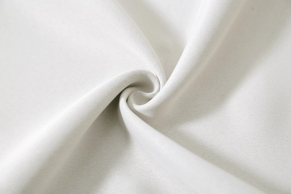 Bielo-krémová záclona OXFORD 140x270 cm Zavesenie: Riasiaca páska