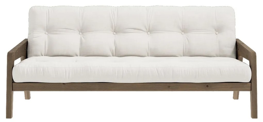 Variabilná pohovka Grab Natural/Carob Brown 204 × 90 × 93 cm / 204 × 130 × 43 cm