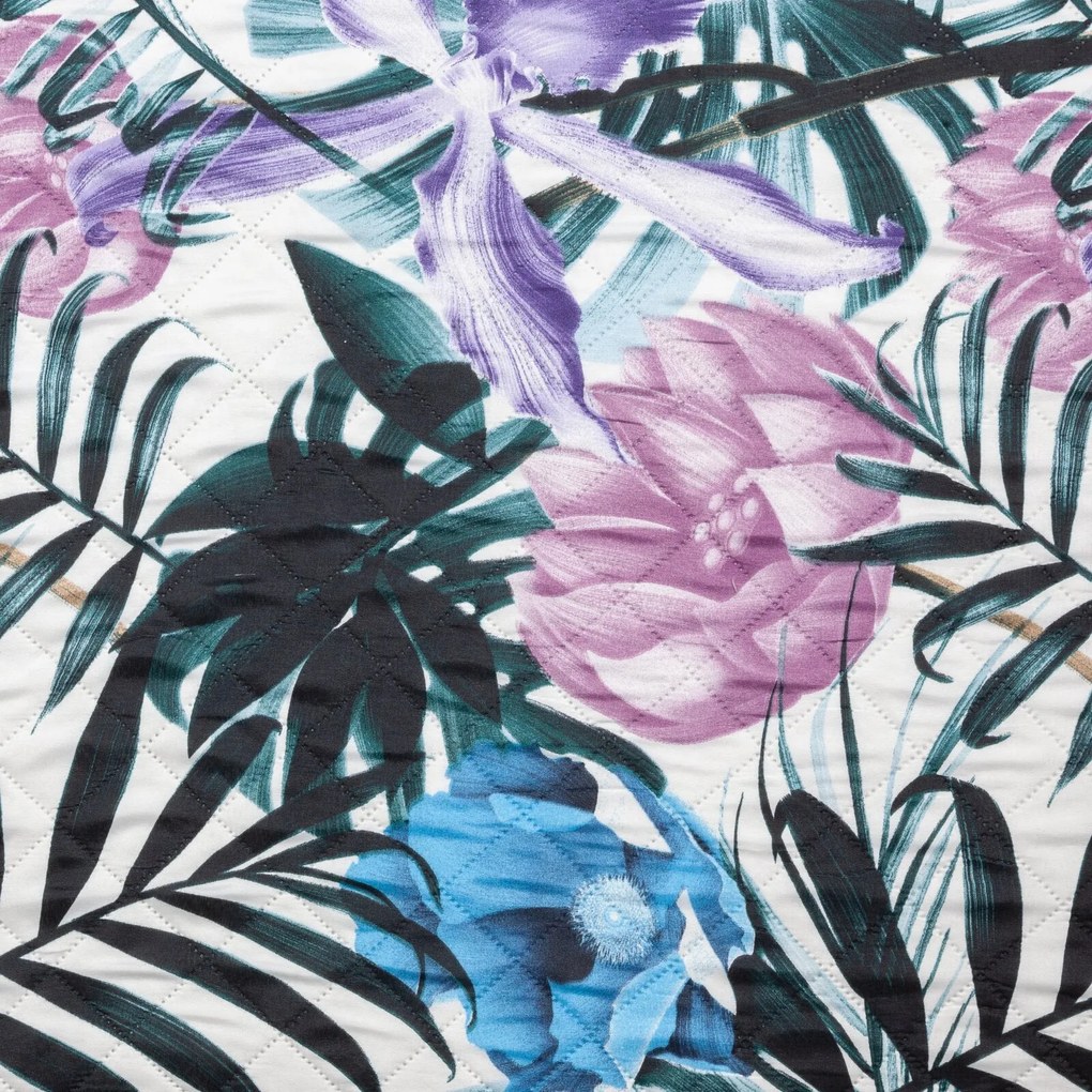 PREHOZ NA POSTEĽ MALIBU 170X210 CM KVETY