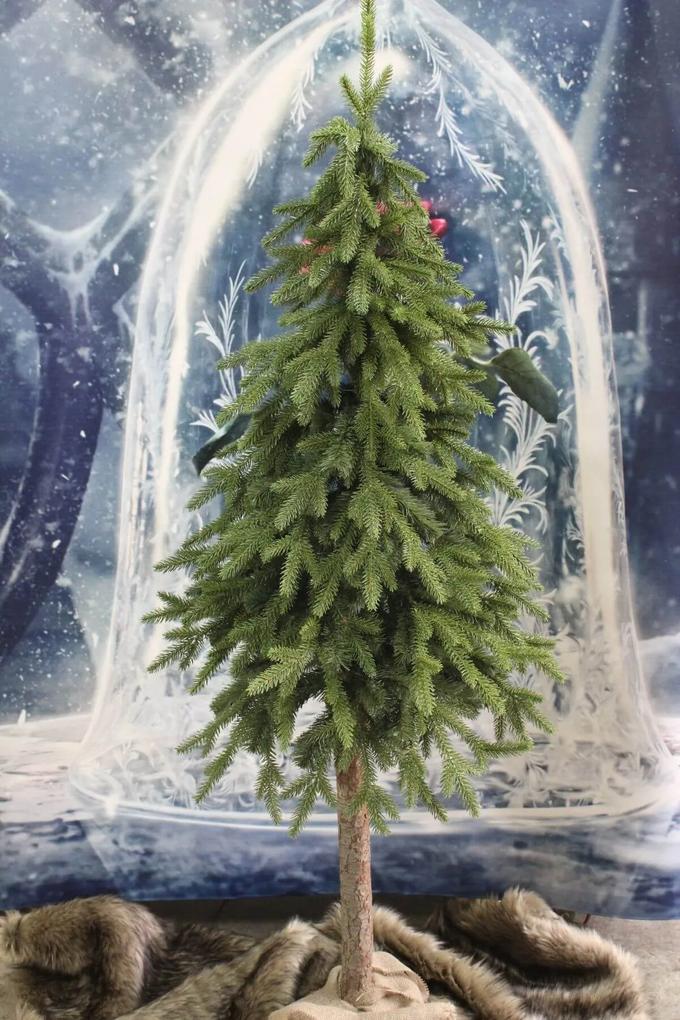 Vianočný stromček na pníku Jedľa 3D 220cm