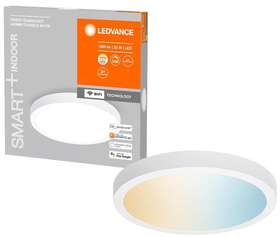Ledvance - LED Stmievateľné stropné svietidlo SMART+ DOWNLIGHT LED/22W/230V Wi-Fi