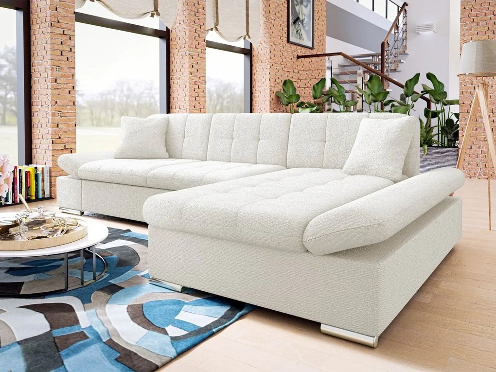 Rohová sedacia súprava Magnir, Dostupné poťahy: Sandu 224.01, Strana: pravá