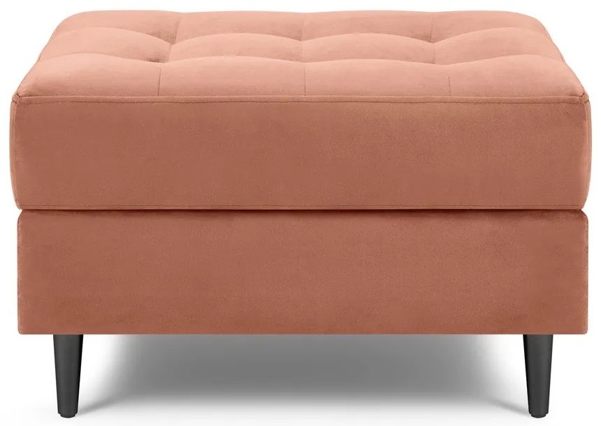 Ružová zamatová podnožka Milo Casa Santo