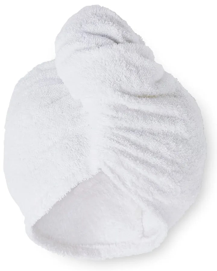 Biele rýchloschnúce bavlnené uteráky na vlasy v súprave 2 ks 20x13 cm Quick Dry – Catherine Lansfield