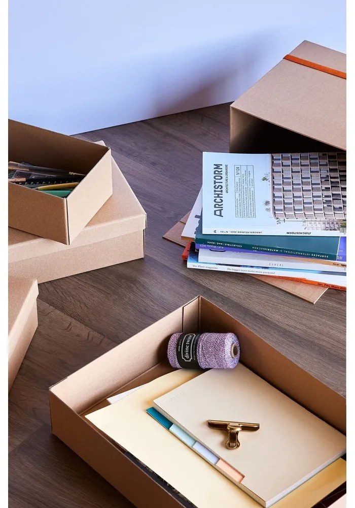 Kartónový organizér na dokumenty Elo – Hübsch