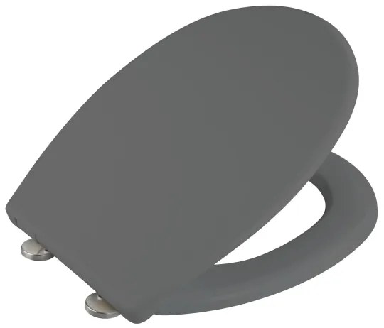 WENKO 24572100-WC sedátko VORNO NEO 46x37 cm sivá/strieborná