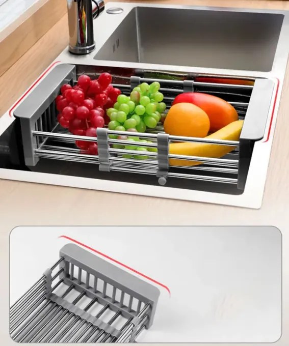 Teleskopický odkvapkávač 322101A sivý