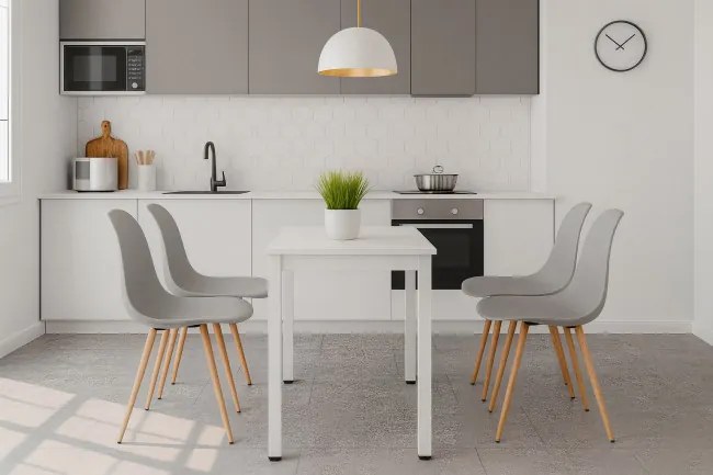 Jedálenský stôl TESSA biely