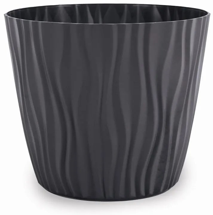 Kvetináč Sahara 18x16h 3,1lt Antracit Sa18