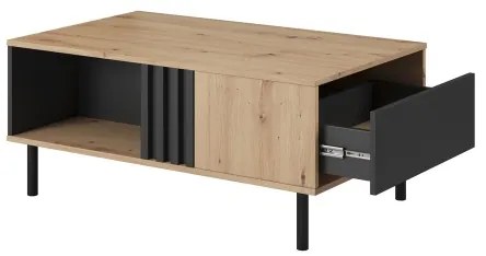Konferenčný stolík BADIA dub/antracit