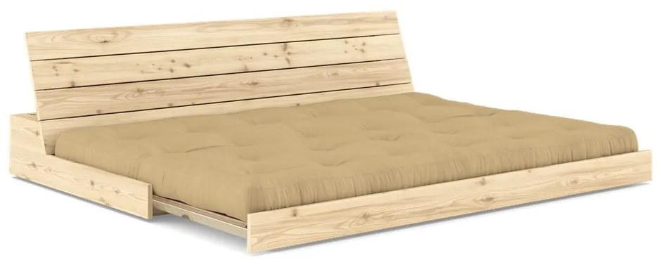 Rozkladacia pohovka v horčicovej farbe 196 cm Base – Karup Design