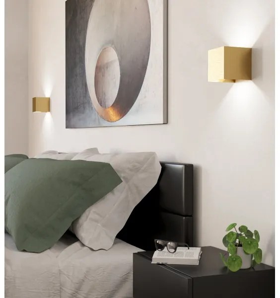 Eglo 901091 - LED Nástenné svietidlo VALMONTONE 2xLED/1,5W/230V 3000K zlatá