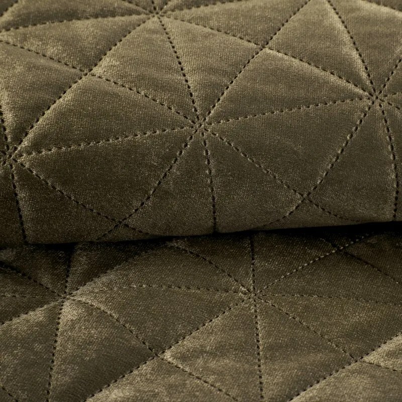 Dekorstudio Zamatový prehoz na posteľ LUIZ3 v hnedej farbe Rozmer prehozu (šírka x dĺžka): 200x220cm