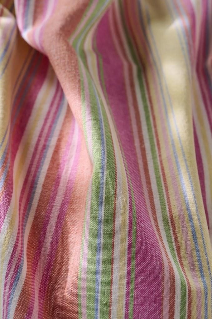 Ib Laursen Bavlnená utierka Multicoloured Stripes