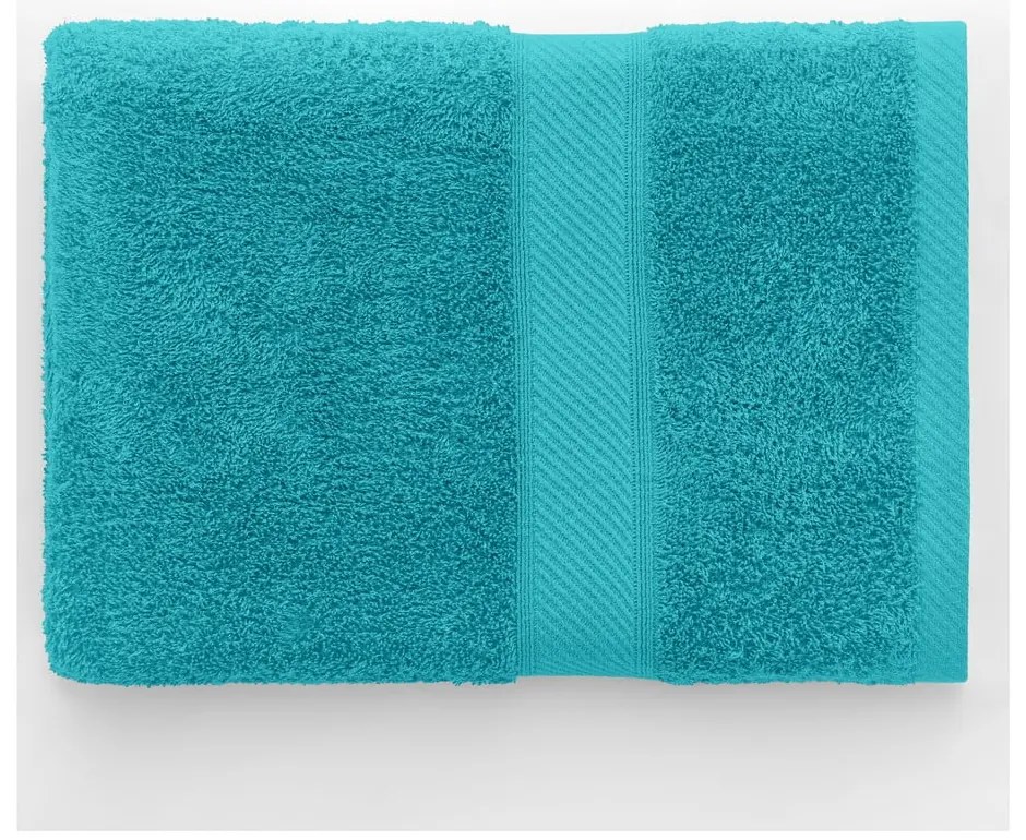 Modrý/tyrkysovomodrý froté uterák s prímesou bambusu 50x100 cm Bamby – DecoKing