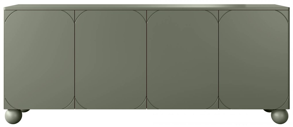 Komoda Sonatia II 200 cm - olivová