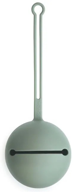 Mushie Silikónové púzdro na cumlíky Cambridge Blue