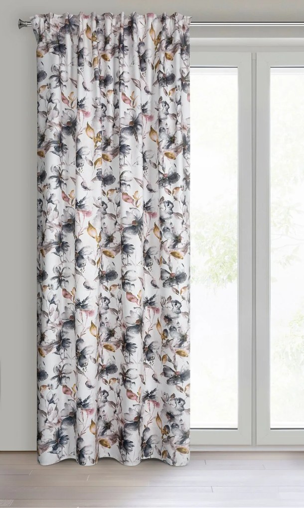 ZATEMŇOVACÍ ZÁVES NA PÁSKE NIKA 140X270 CM VZOROVANÁ