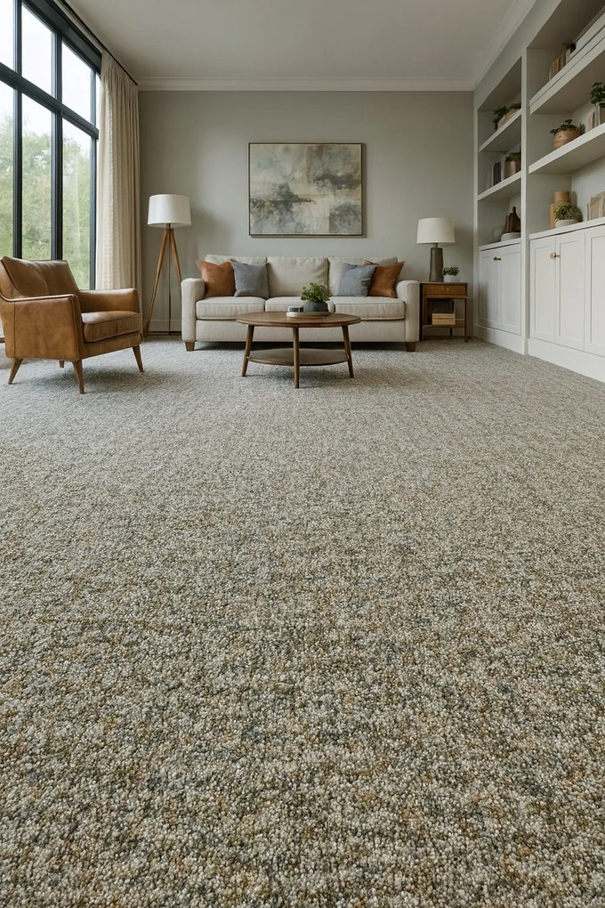 Associated Weavers, Koberec metráž Savannah 29, na mieru, šíře 3m,4m, zelená, filc, chodba / predsieň