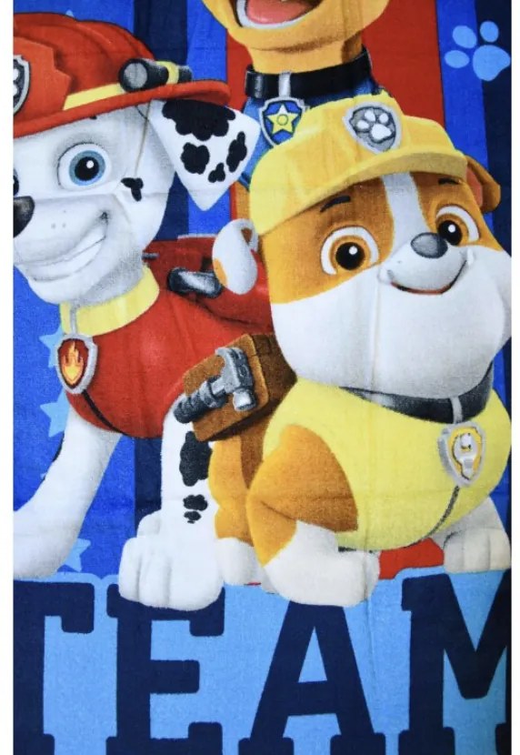 Detská osuška PAW PATROL modrá 70X140cm Setino