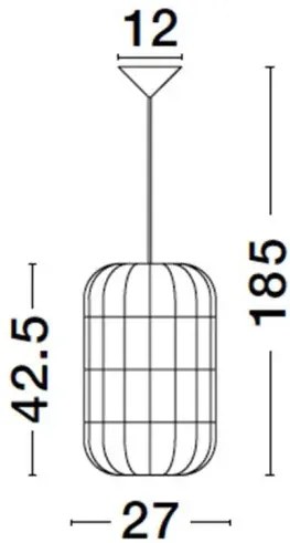 Rustikálny luster Griffin 27 ratan