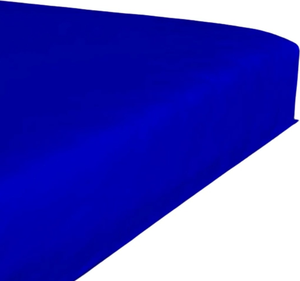 Posteľná plachta jersey tmavo modrá - 90x200cm