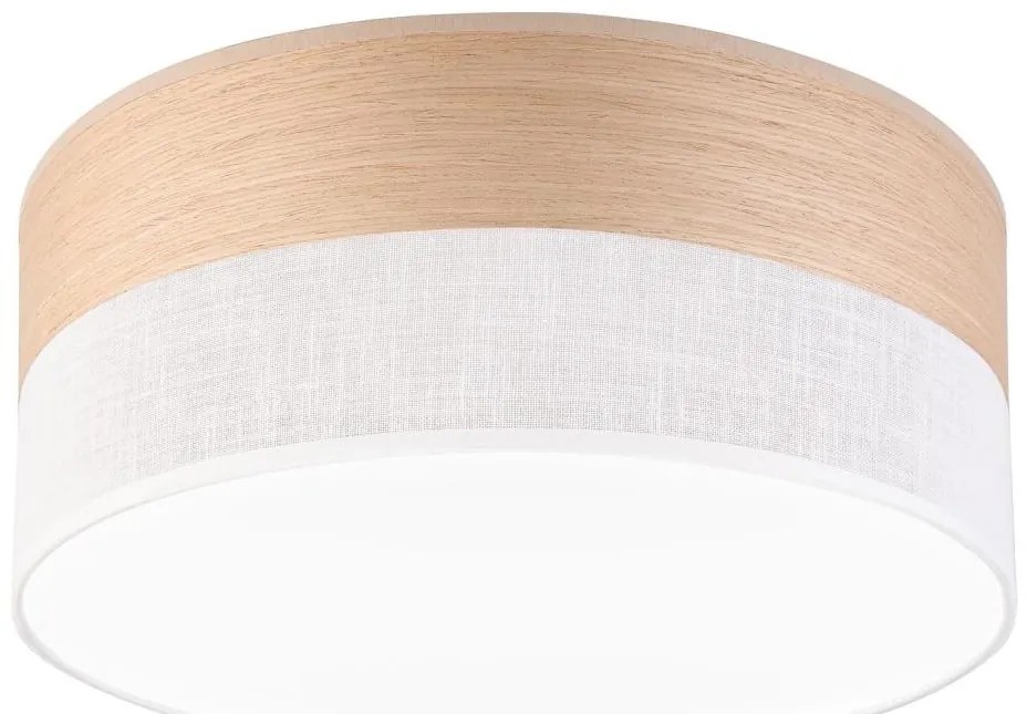 LED Stropné svietidlo SIRJA WOOD LED/20W/230V pr. 35 cm biela/dub
