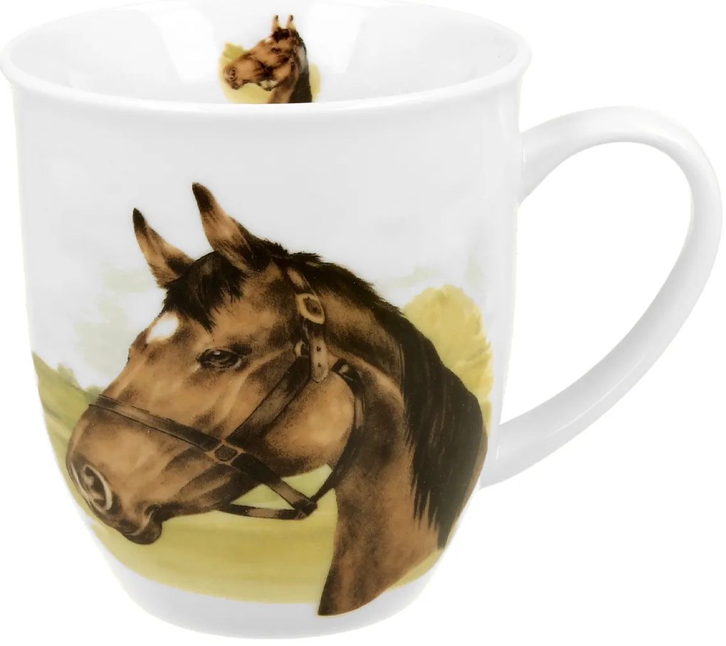 Porcelánový hrnček Horse 400 ml