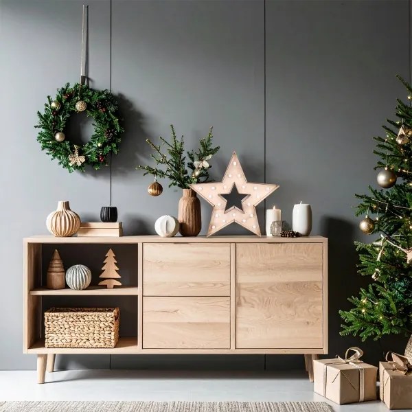 Brilagi - LED vianočná dekorácia LED/2xAA 38x40 cm hviezda