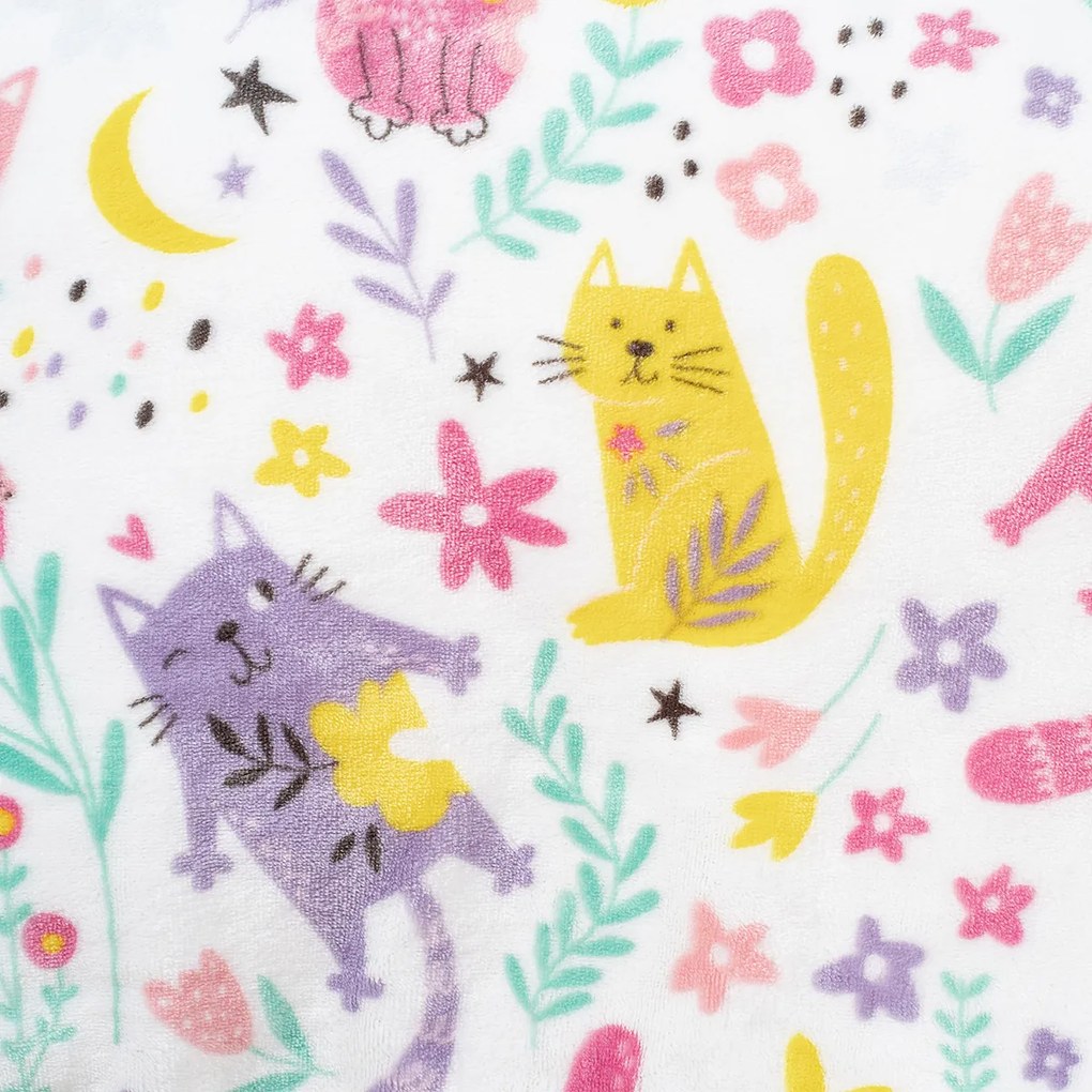 4Home Obliečky mikroflanel Playful Paws, 140 x 220 cm, 70 x 90 cm