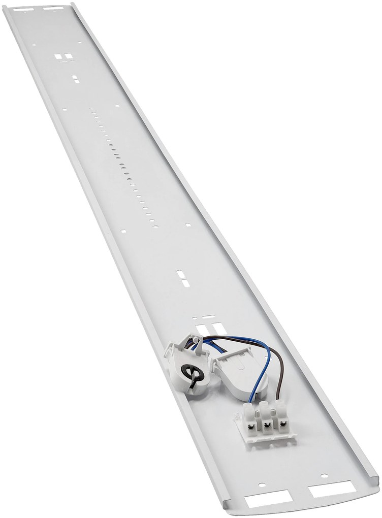 BERGE Hermetické svietidlo + 2x LED trubica - T8 - 120cm - 18W - teplá biela - SADA