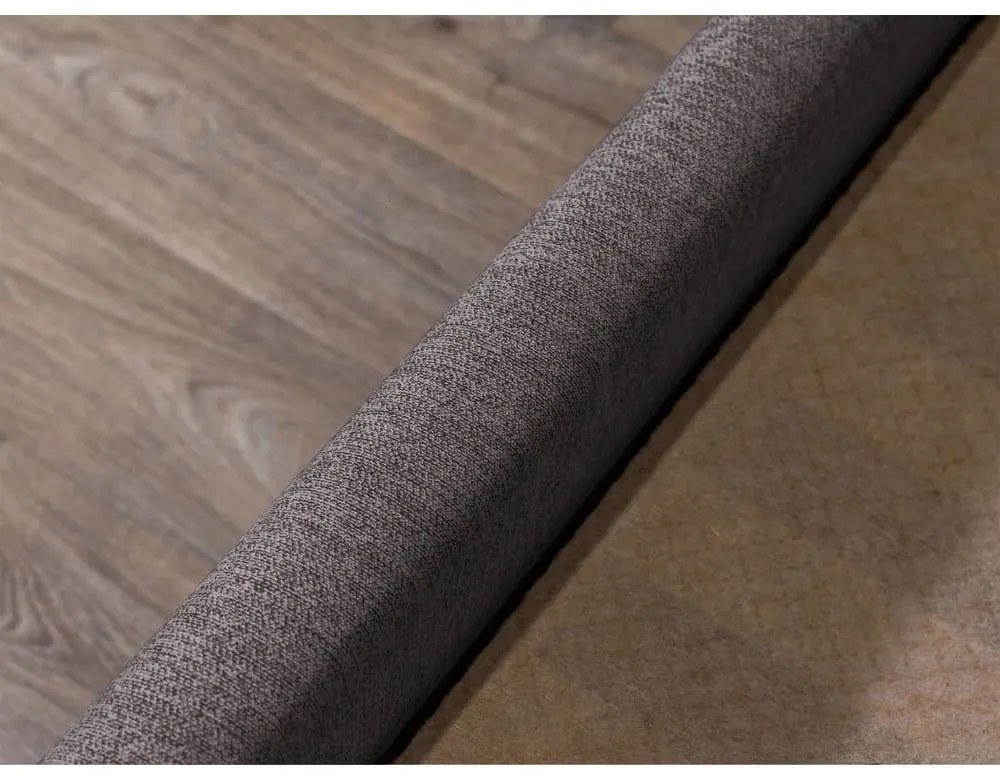 Tmavosivá čalúnená dvojlôžková posteľ s úložným priestorom a roštom 160x200 cm Garancia – Bobochic Paris