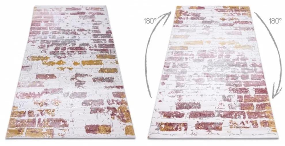 Luxusný kusový koberec akryl Finea ružový 80x150cm