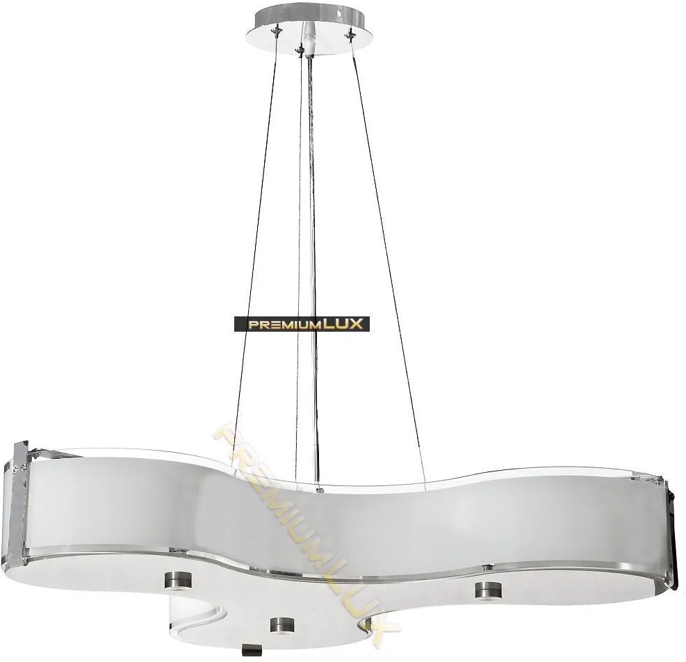 Lampada Designe Svietidlo oprawa wisząca MARGHERITA fI800*H1500mm 6xE27 sklo + kov .