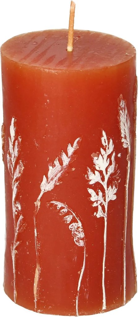Sviečka Giulia 13cm orange