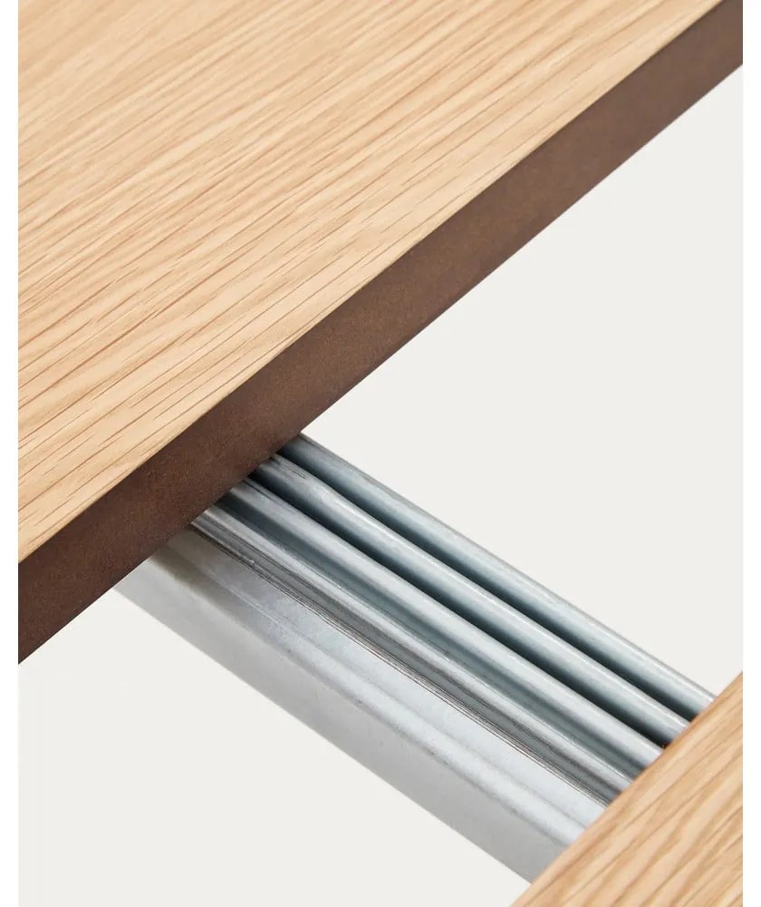 Rozkladací jedálenský stôl s doskou v dubovom dekore v prírodnej farbe 90x120 cm Montuiri – Kave Home