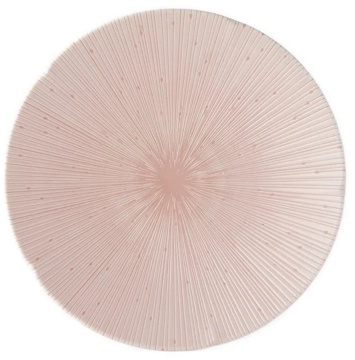 Ružový keramický tanier ø 24 cm ICE PINK - MIJ
