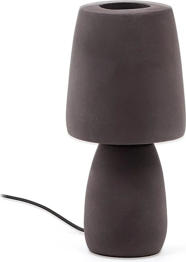 Tmavohnedá stolová lampa (výška 30 cm) Tandy – Kave Home