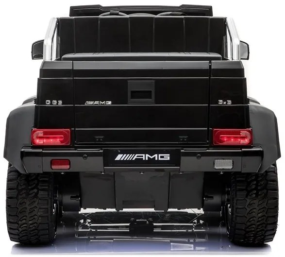 RAMIZ ELEKTRICKÉ AUTÍČKO MERCEDES G63 6x6 LCD - MP4 - ČIERNE - MOTOR - 6 x 45W BATÉRIA - 12V/14Ah - 2023