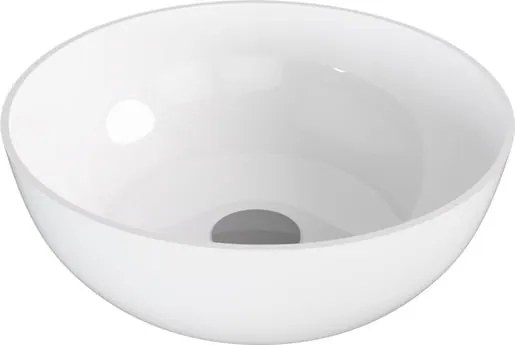 Polysan Banera umývadlo na dosku 39x39 cm biela matná bez prepadu 14337