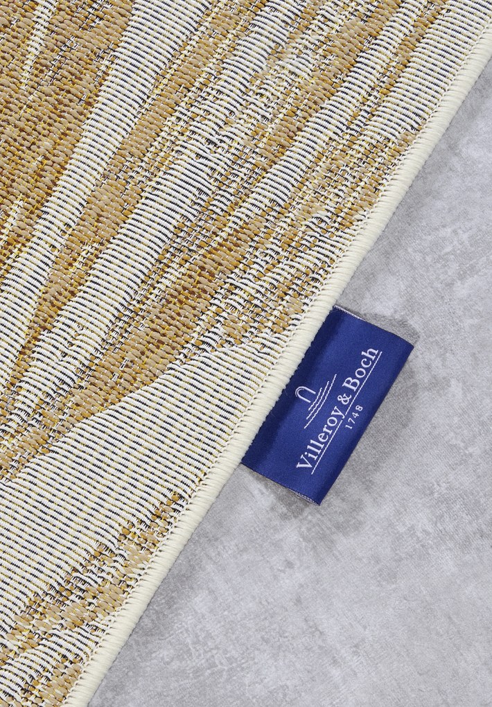 Villeroy & Boch, Kusový koberec Villeroy & Boch 106062 Cream, Gold – na von aj na doma, 160x235, žltá, chodba / predsieň